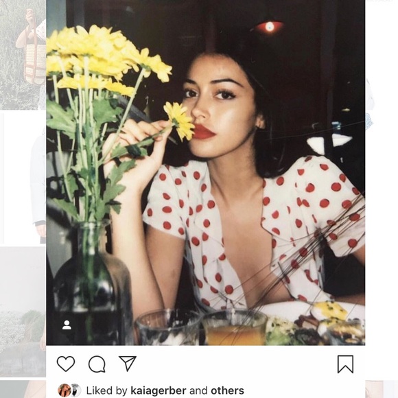 COPY - Realisationpar 100% silk polka dot wrap dr… - Picture 4 of 8